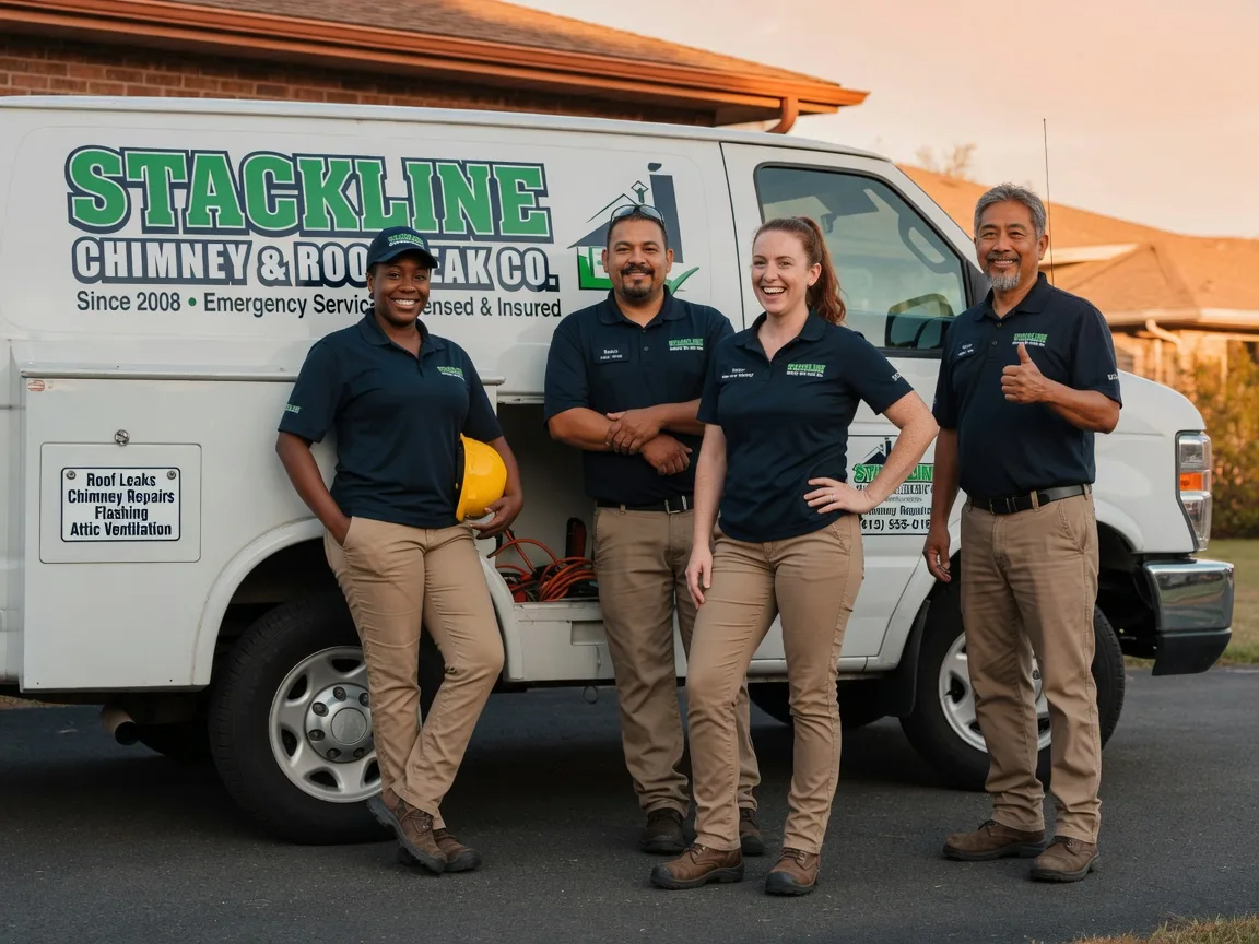 Chimney flashing repair company in Milford, KS
